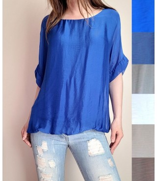 Nauja vienspalvė palaidinė su šilku