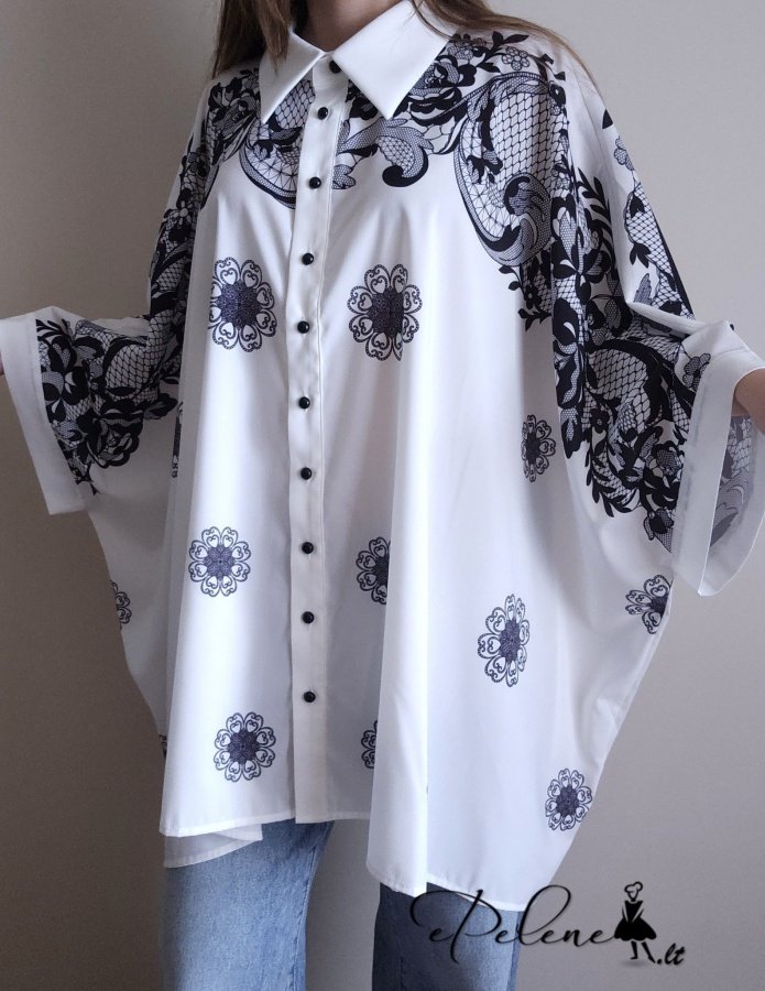 Mde Pompadur oversize palaidinė